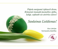 Latvijas Farmaceitu biedrība sveic svētkos!