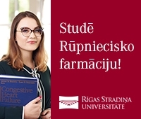 Uzņemšana studiju programmā Rūpnieciskā farmācija